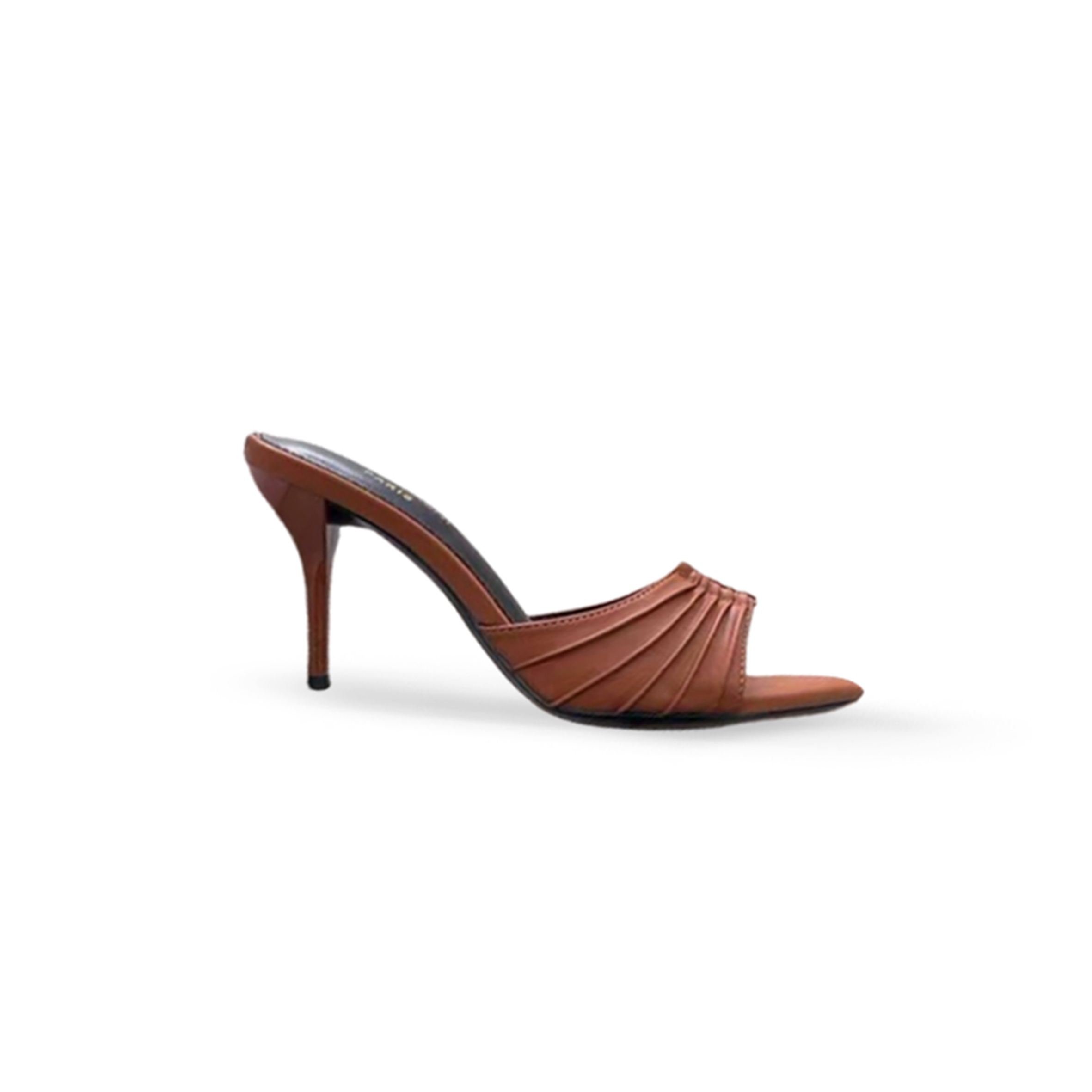 YSL BABYLONE MULES IN SMOOTH LEATHER 